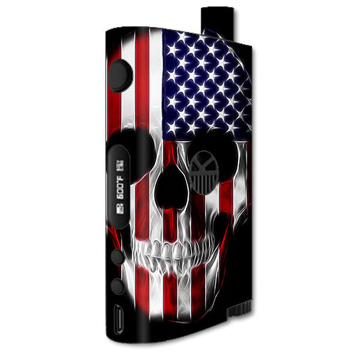  American Skull Flag In Skull Kangertech Nebox Skin