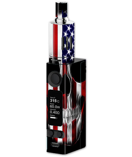  American Skull Flag In Skull Joyetech Evic VTC Mini Skin