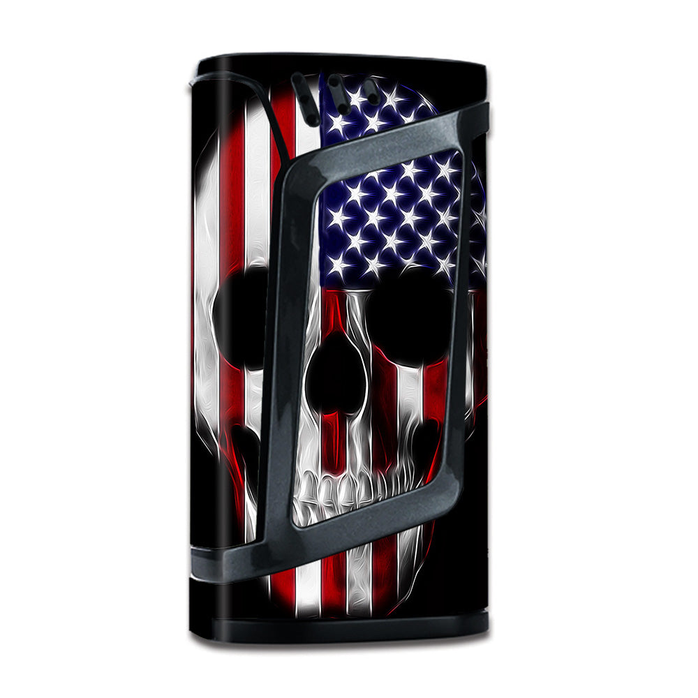  American Skull Flag In Skull Smok Alien 220W Skin