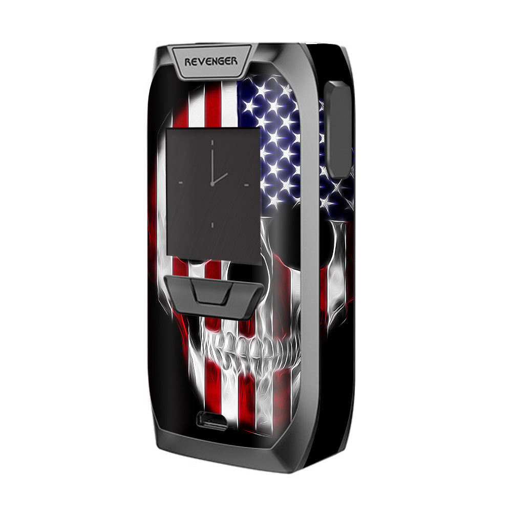  American Skull Flag In Skull Vaporesso Revenger Skin