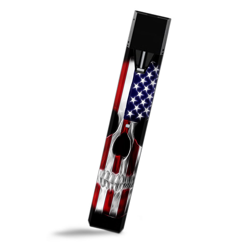  American Skull Flag In Skull Smok Fit Ultra Portable Skin