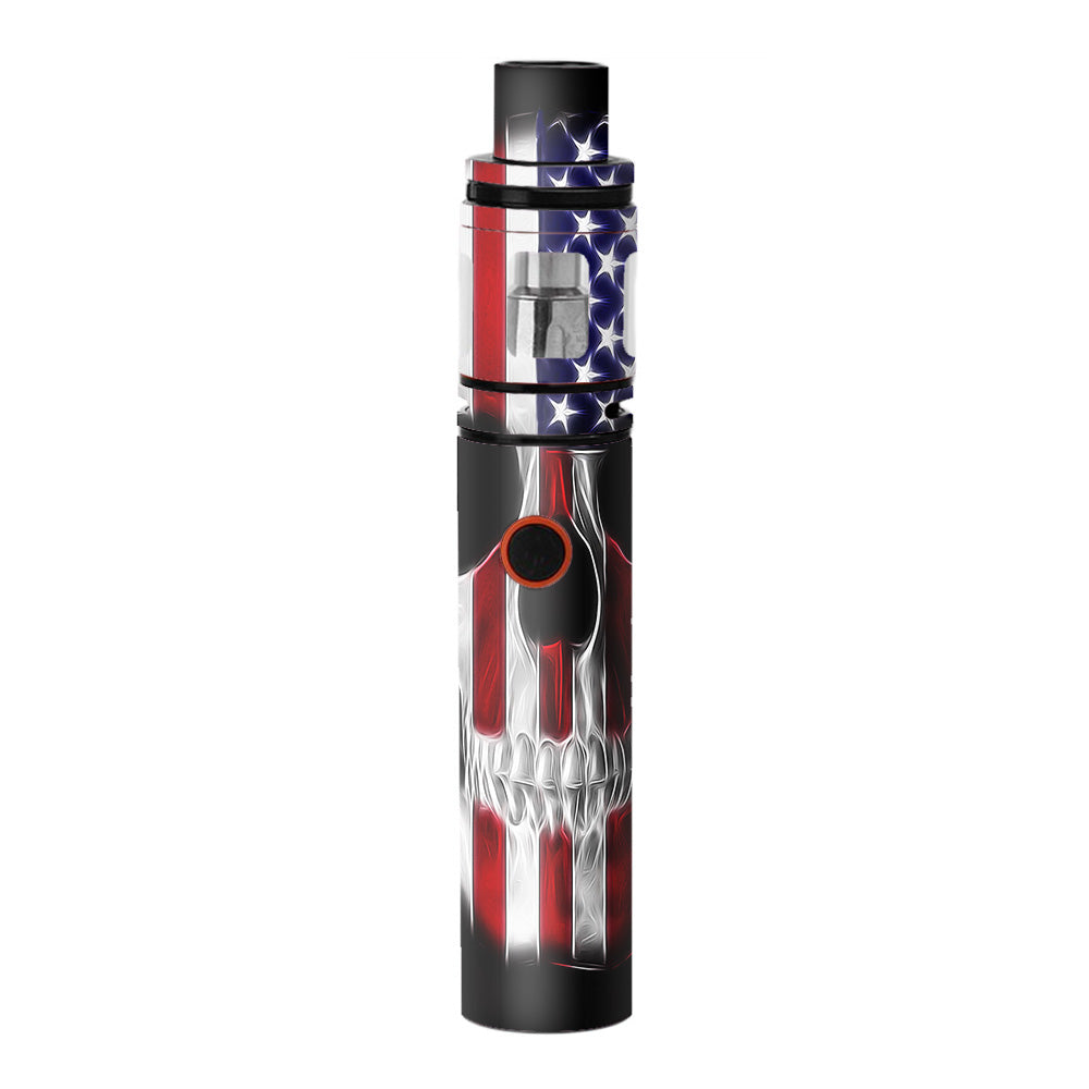  American Skull Flag In Skull Smok Stick V8 Skin