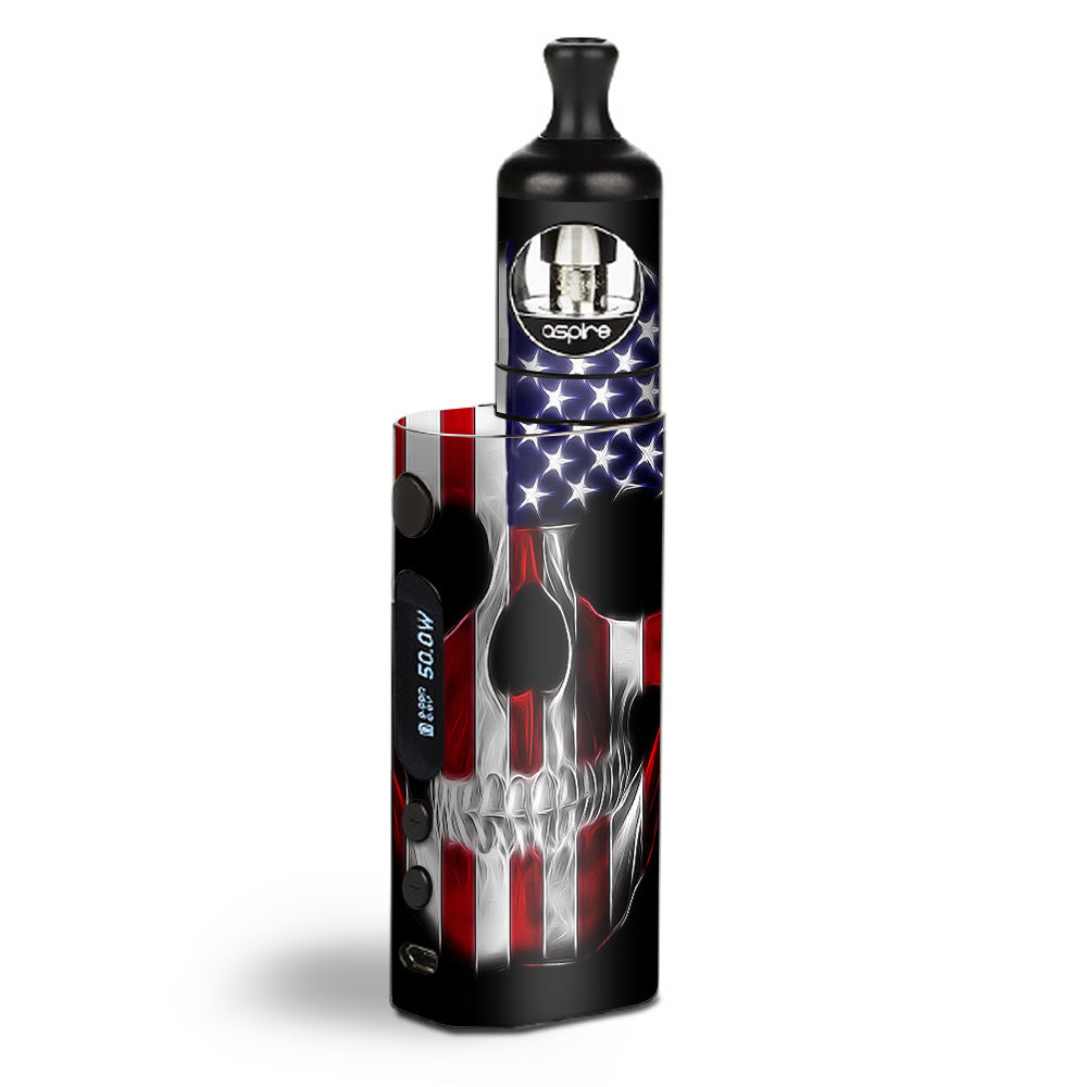 American Skull Flag In Skull Aspire Zelos  Skin