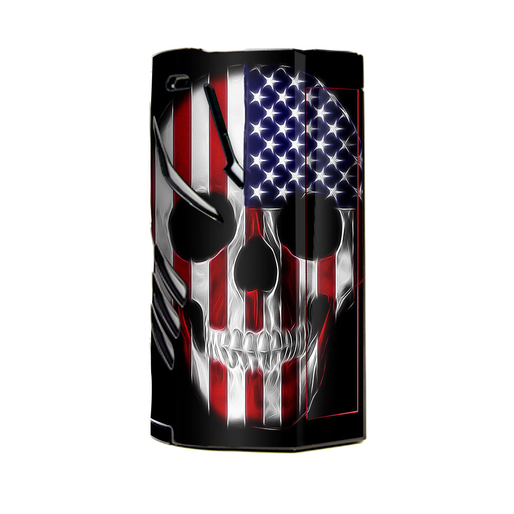  American Skull Flag In Skull T-Priv 3 Smok Skin