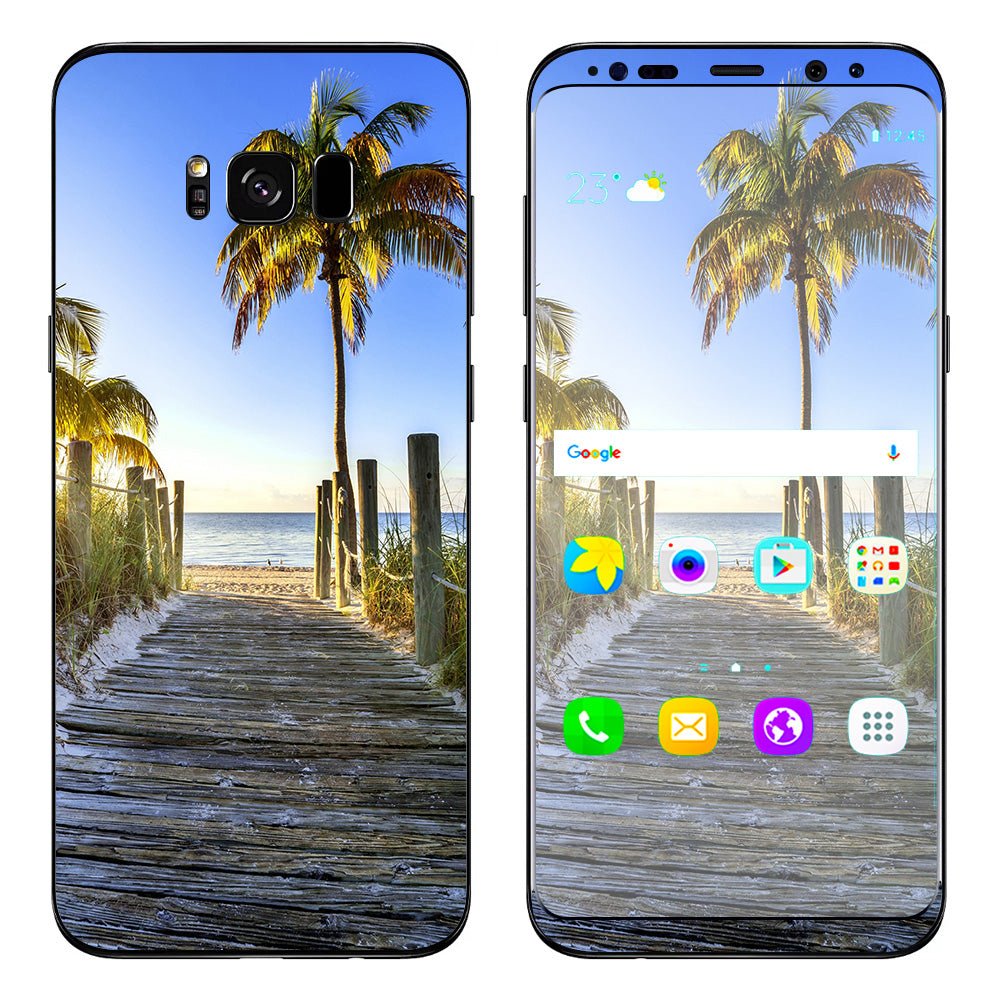  The Beach Tropical Sunshine Vacation Samsung Galaxy S8 Skin