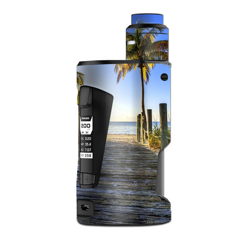  The Beach Tropical Sunshine Vacation G Box Squonk Geek Vape Skin