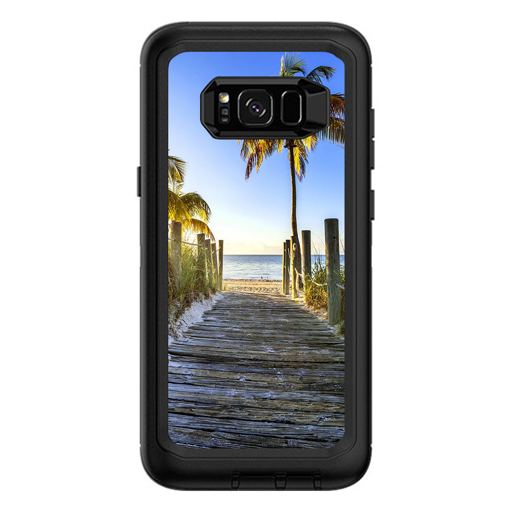  The Beach Tropical Sunshine Vacation Otterbox Defender Samsung Galaxy S8 Plus Skin