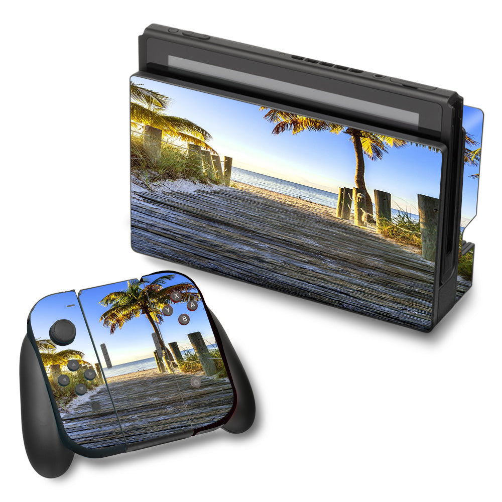  The Beach Tropical Sunshine Vacation Nintendo Switch Skin