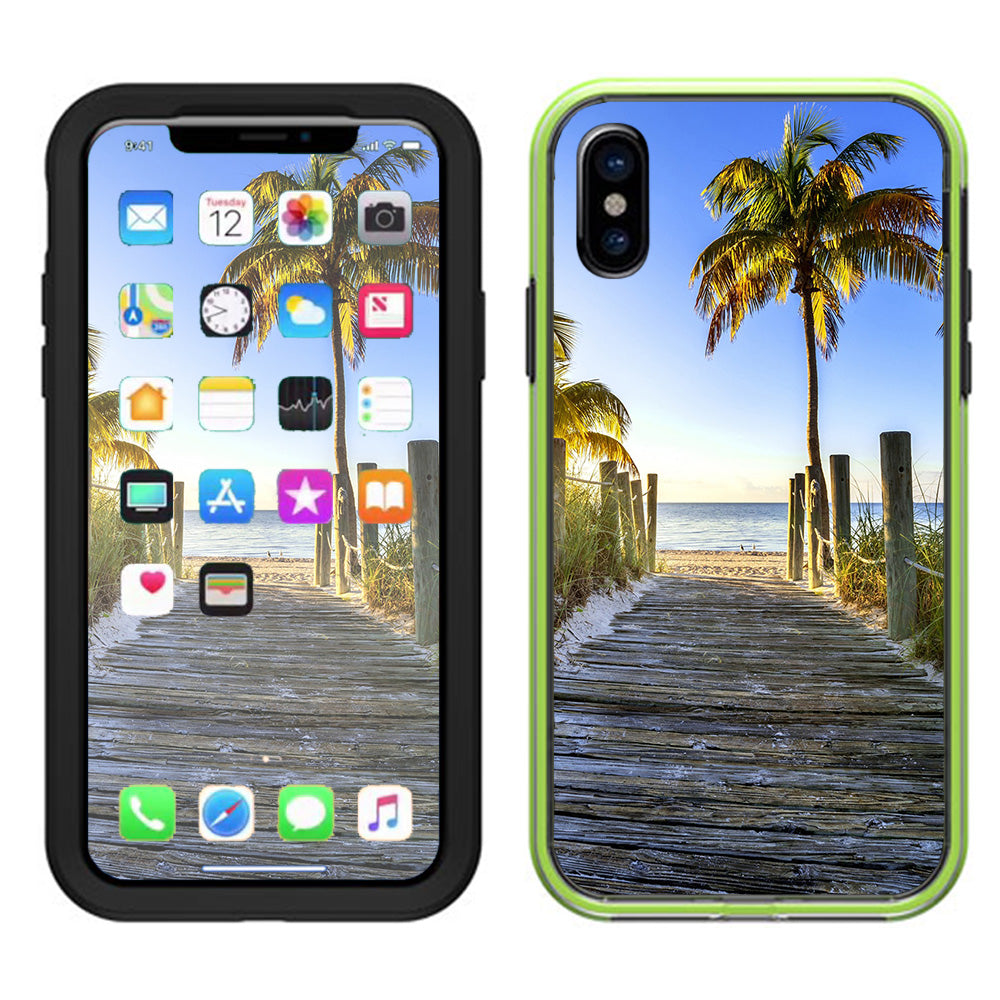  The Beach Tropical Sunshine Vacation Lifeproof Slam Case iPhone X Skin