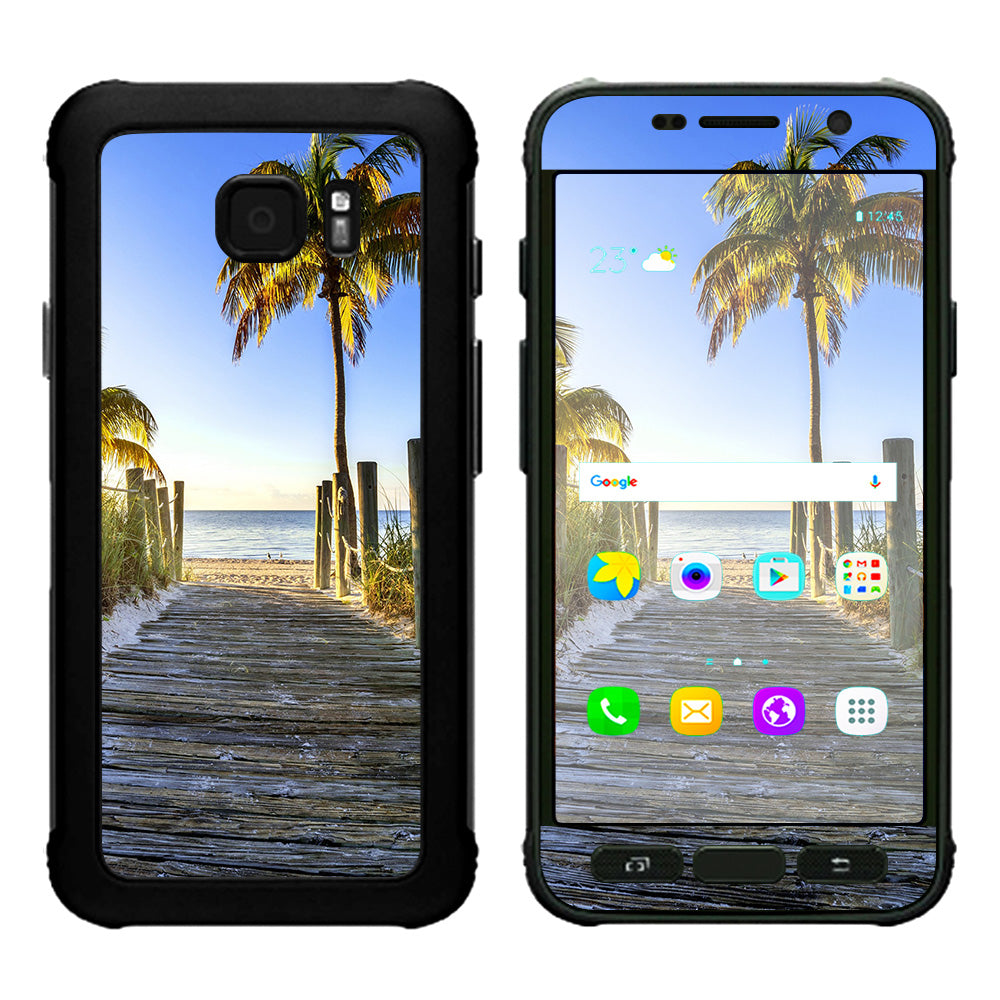  The Beach Tropical Sunshine Vacation Samsung Galaxy S7 Active Skin
