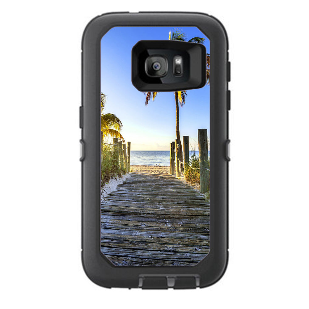  The Beach Tropical Sunshine Vacation Otterbox Defender Samsung Galaxy S7 Skin