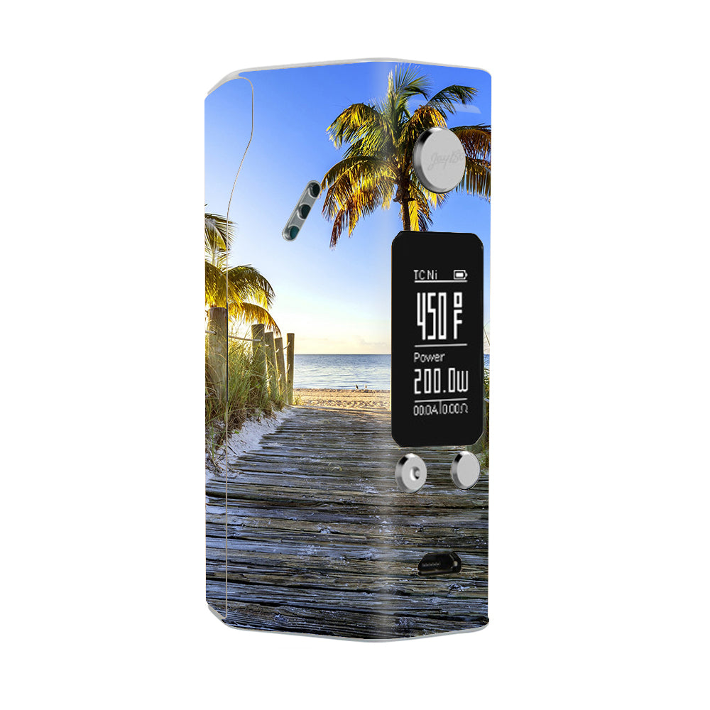  The Beach Tropical Sunshine Vacation Wismec Reuleaux RX200S Skin