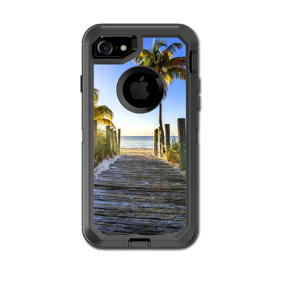 The Beach Tropical Sunshine Vacation Otterbox Defender iPhone 7 or iPhone 8 Skin