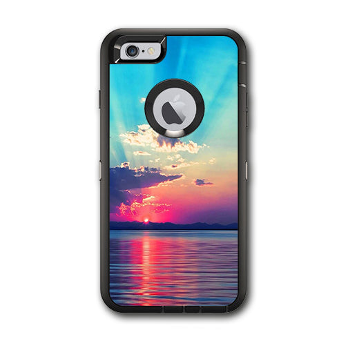  Summertime Sun Rays Sunset Otterbox Defender iPhone 6 PLUS Skin