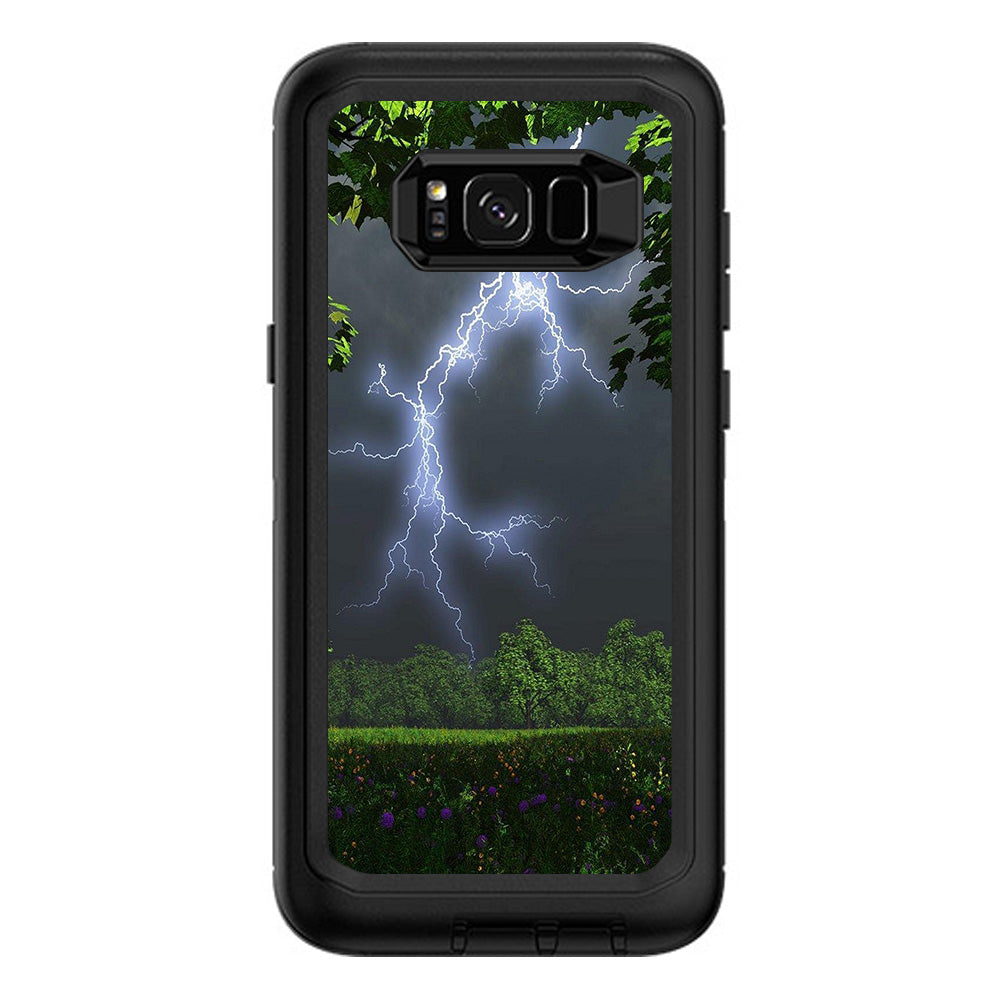  Lightning Weather Storm Electric Otterbox Defender Samsung Galaxy S8 Plus Skin