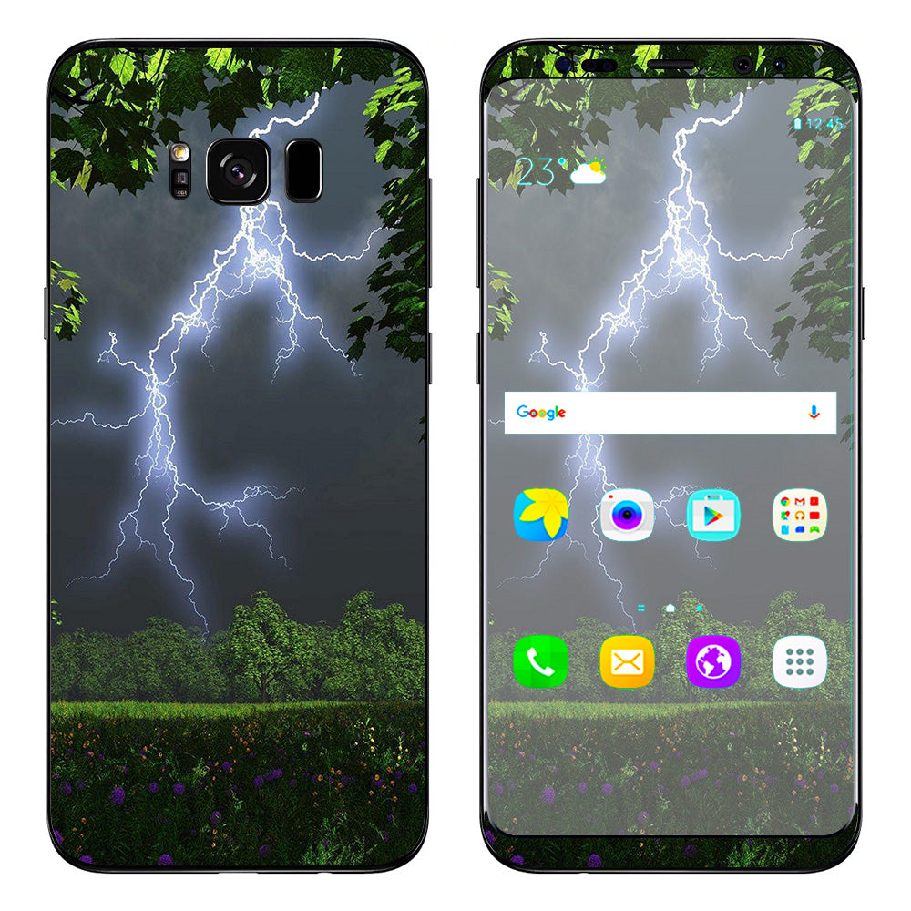  Lightning Weather Storm Electric Samsung Galaxy S8 Skin