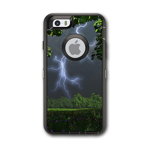  Lightning Weather Storm Electric Otterbox Defender iPhone 6 Skin