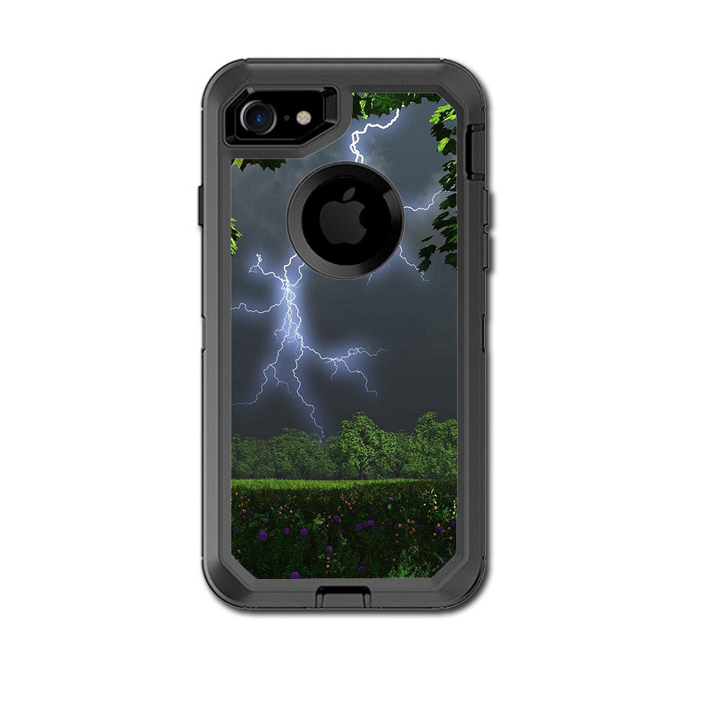  Lightning Weather Storm Electric Otterbox Defender iPhone 7 or iPhone 8 Skin