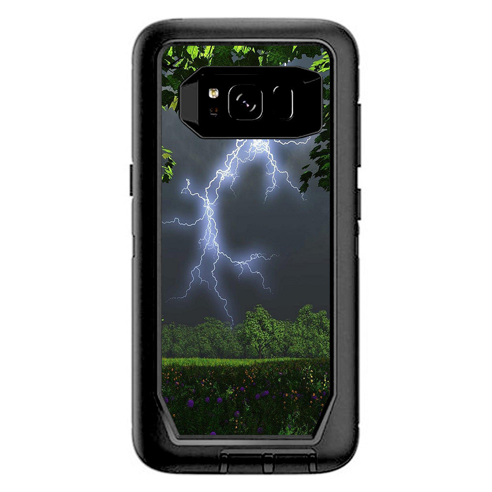  Lightning Weather Storm Electric Otterbox Defender Samsung Galaxy S8 Skin