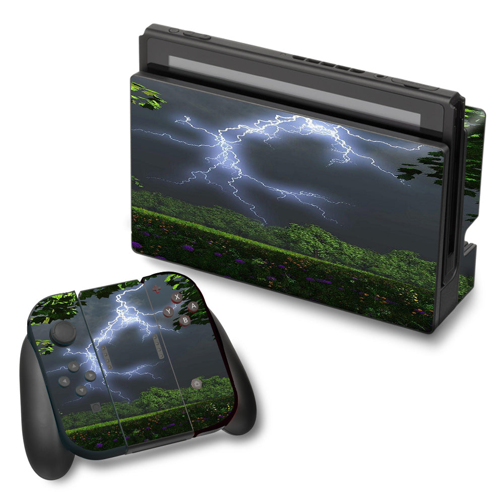 Lightning Weather Storm Electric Nintendo Switch Skin