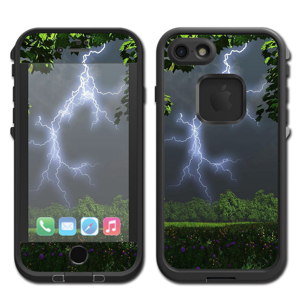  Lightning Weather Storm Electric Lifeproof Fre iPhone 7 or iPhone 8 Skin