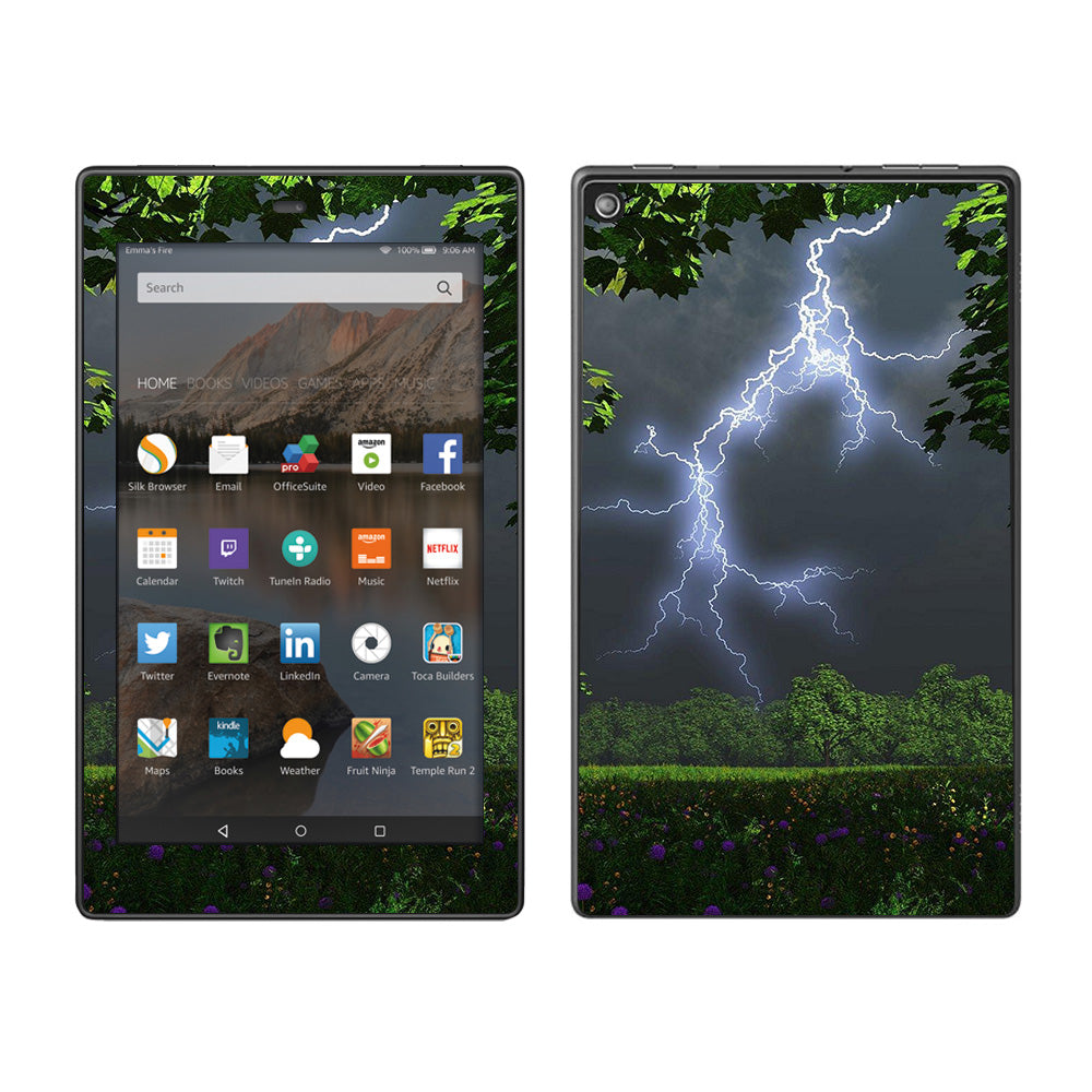  Lightning Weather Storm Electric Amazon Fire HD 8 Skin