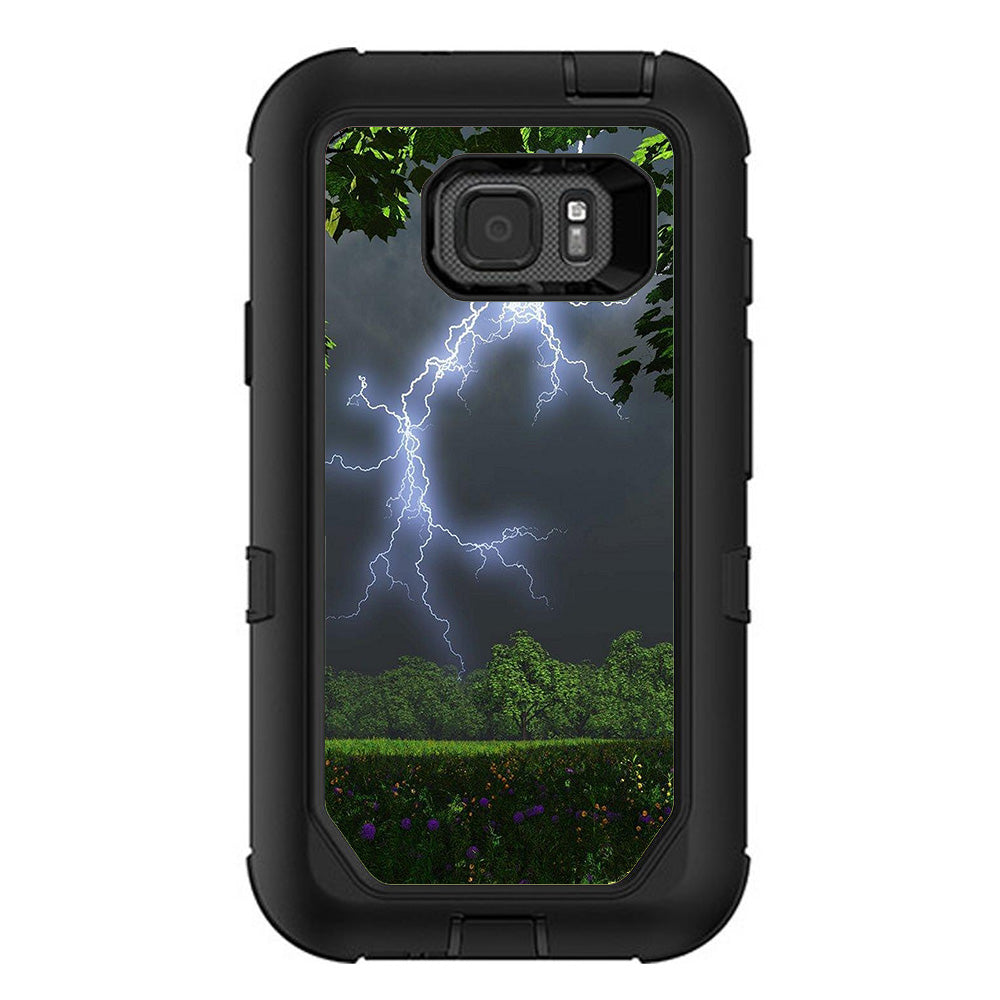  Lightning Weather Storm Electric Otterbox Defender Samsung Galaxy S7 Active Skin