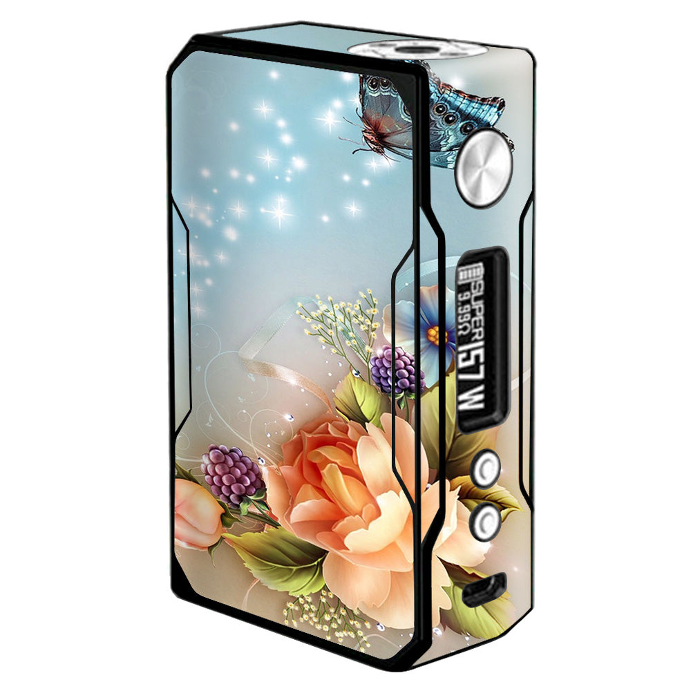  Sparkle Butterfly Flowers Voopoo Drag 157w Skin