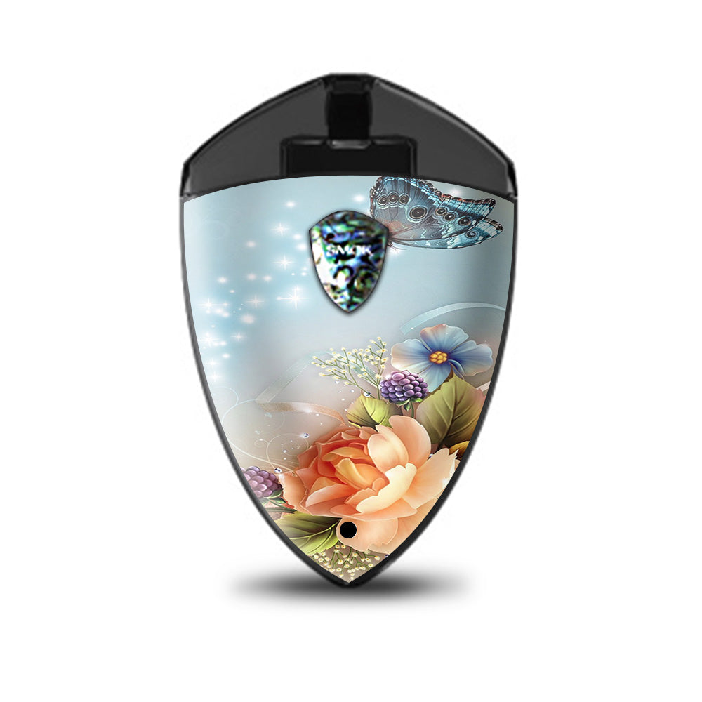 Sparkle Butterfly Flowers Smok Rolo Badge Skin