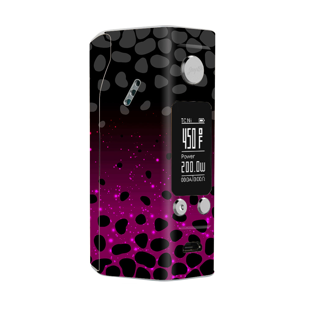 Spotted Pink Black Wallpaper Wismec Reuleaux RX200S Skin