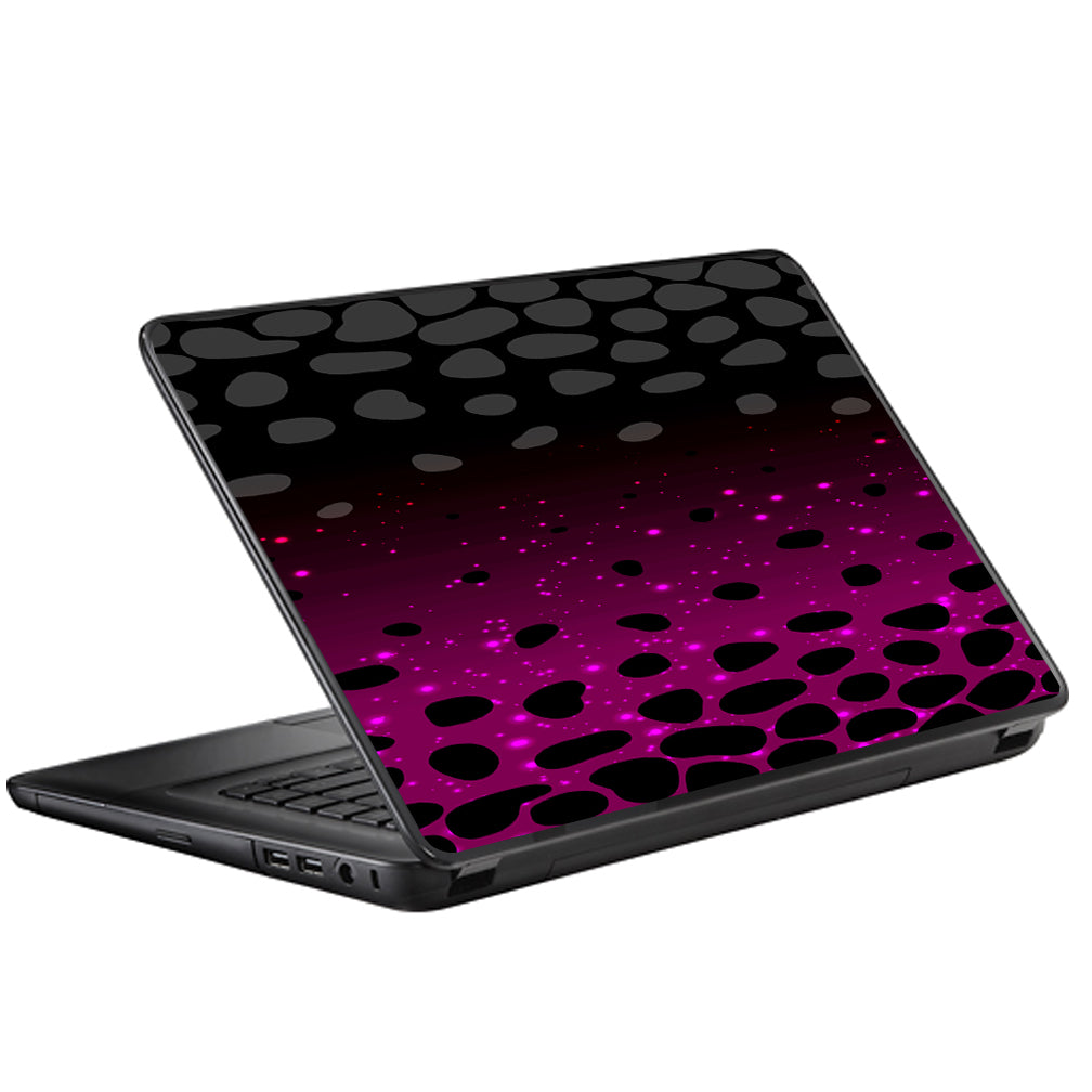  Spotted Pink Black Wallpaper Universal 13 to 16 inch wide laptop Skin