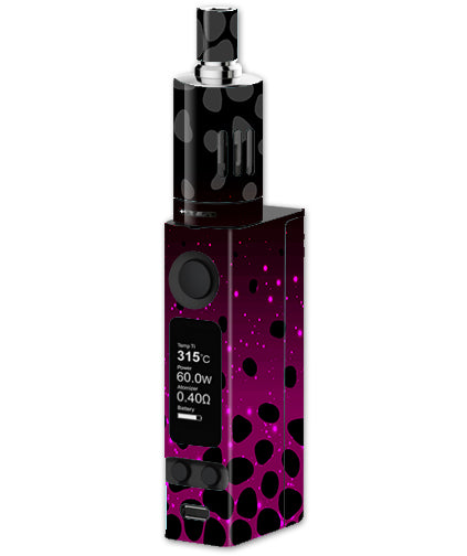  Spotted Pink Black Wallpaper Joyetech Evic VTC Mini Skin