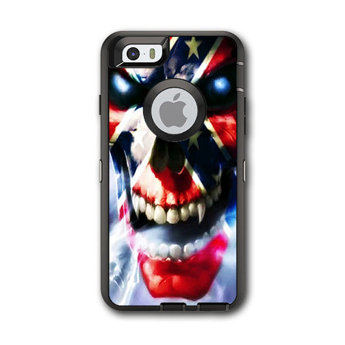  Southern Skull Flag The South Otterbox Defender iPhone 6 Skin