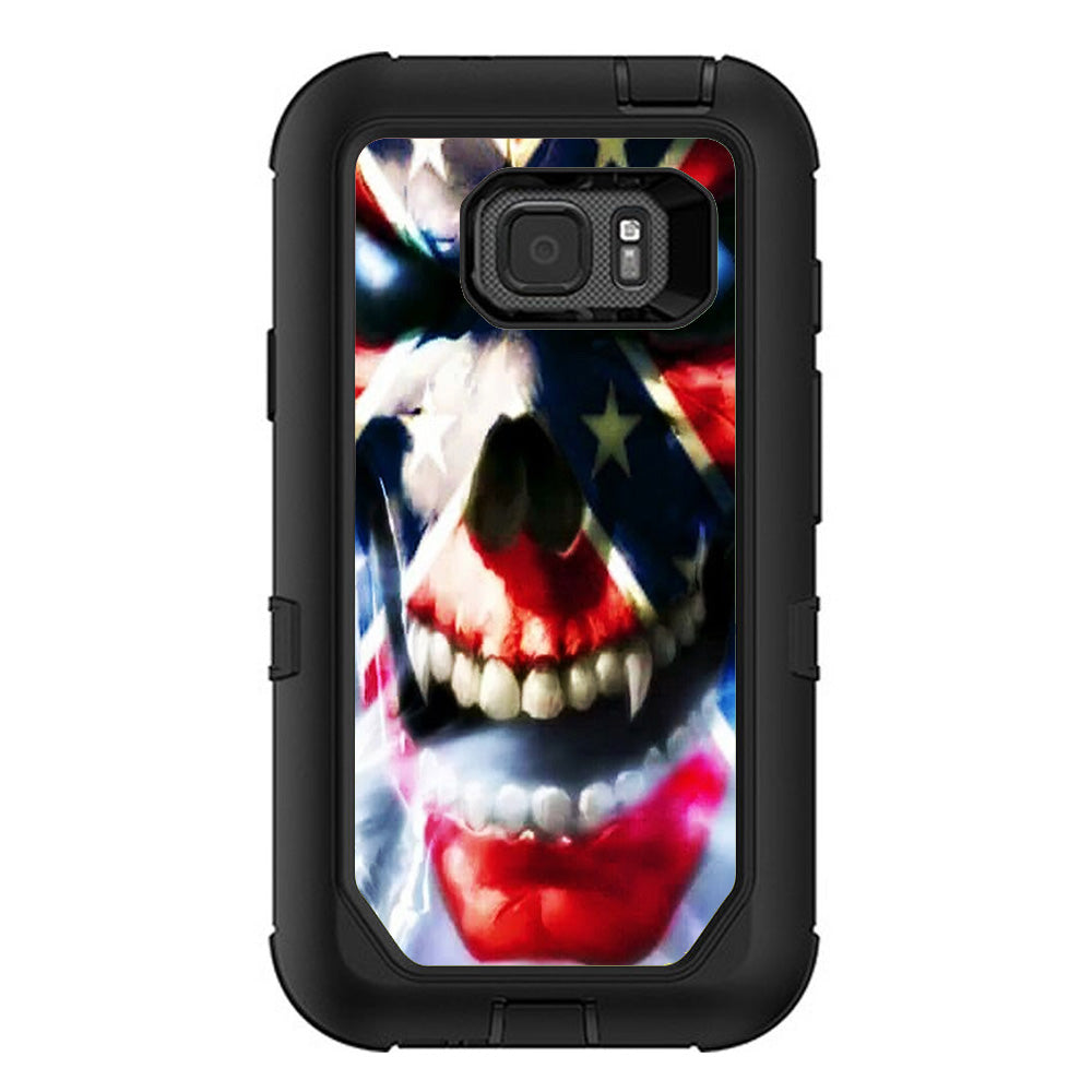  Southern Skull Flag The South Otterbox Defender Samsung Galaxy S7 Active Skin