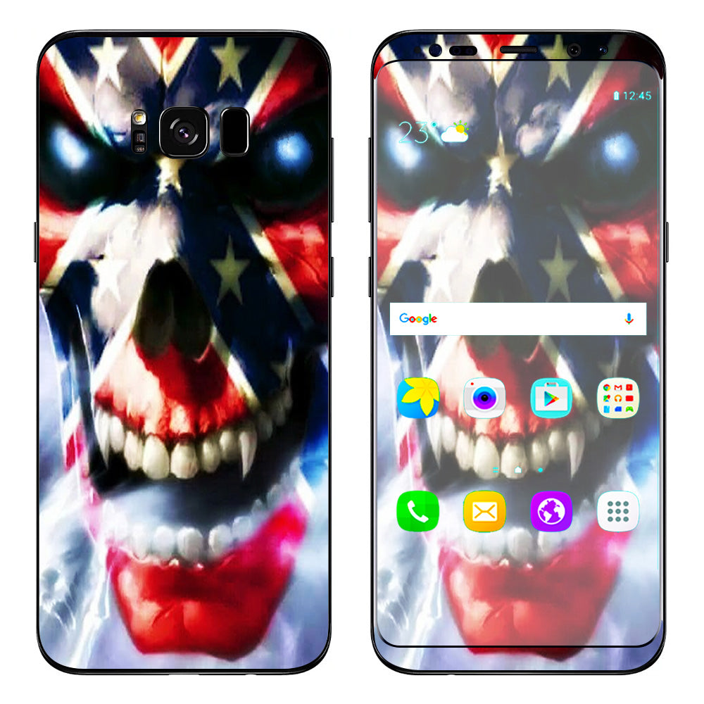  Southern Skull Flag The South Samsung Galaxy S8 Skin