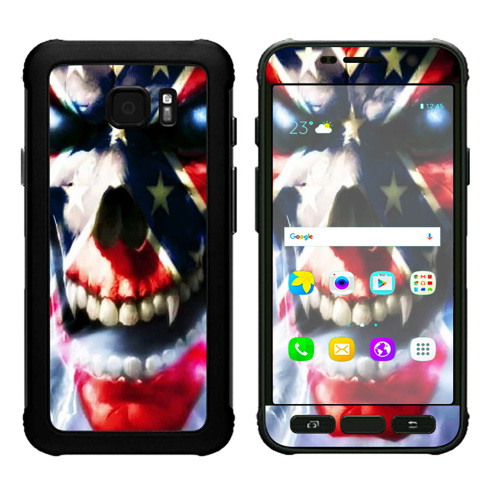  Southern Skull Flag The South Samsung Galaxy S7 Active Skin