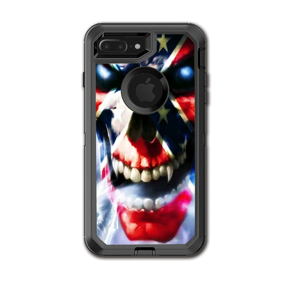  Southern Skull Flag The South Otterbox Defender iPhone 7+ Plus or iPhone 8+ Plus Skin