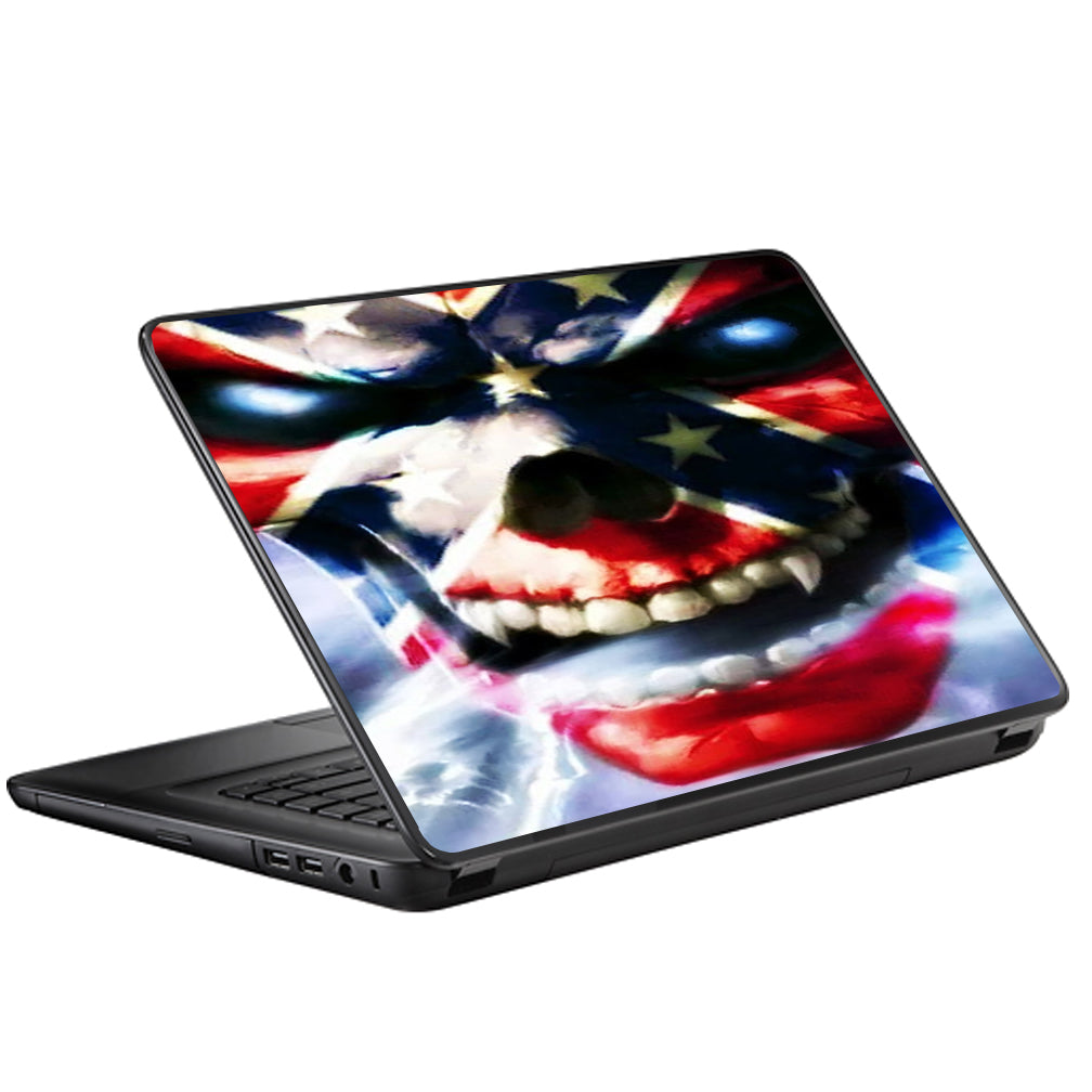 Southern Skull Flag The South Universal 13 to 16 inch wide laptop Skin