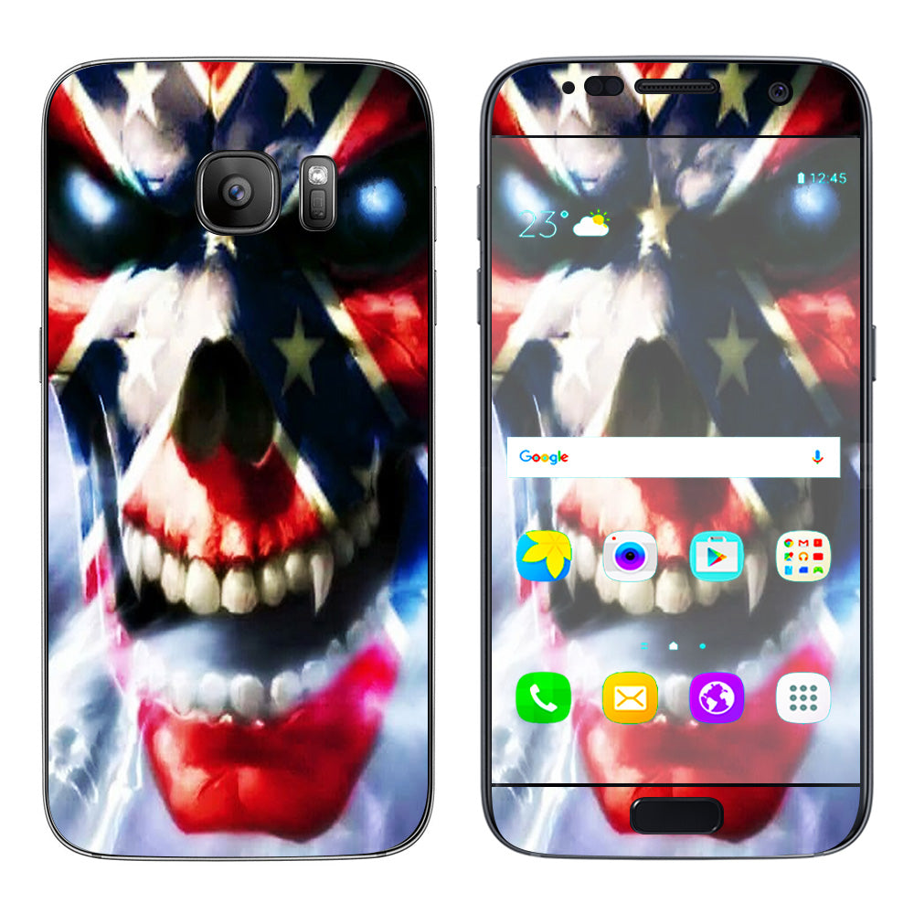  Southern Skull Flag The South Samsung Galaxy S7 Skin