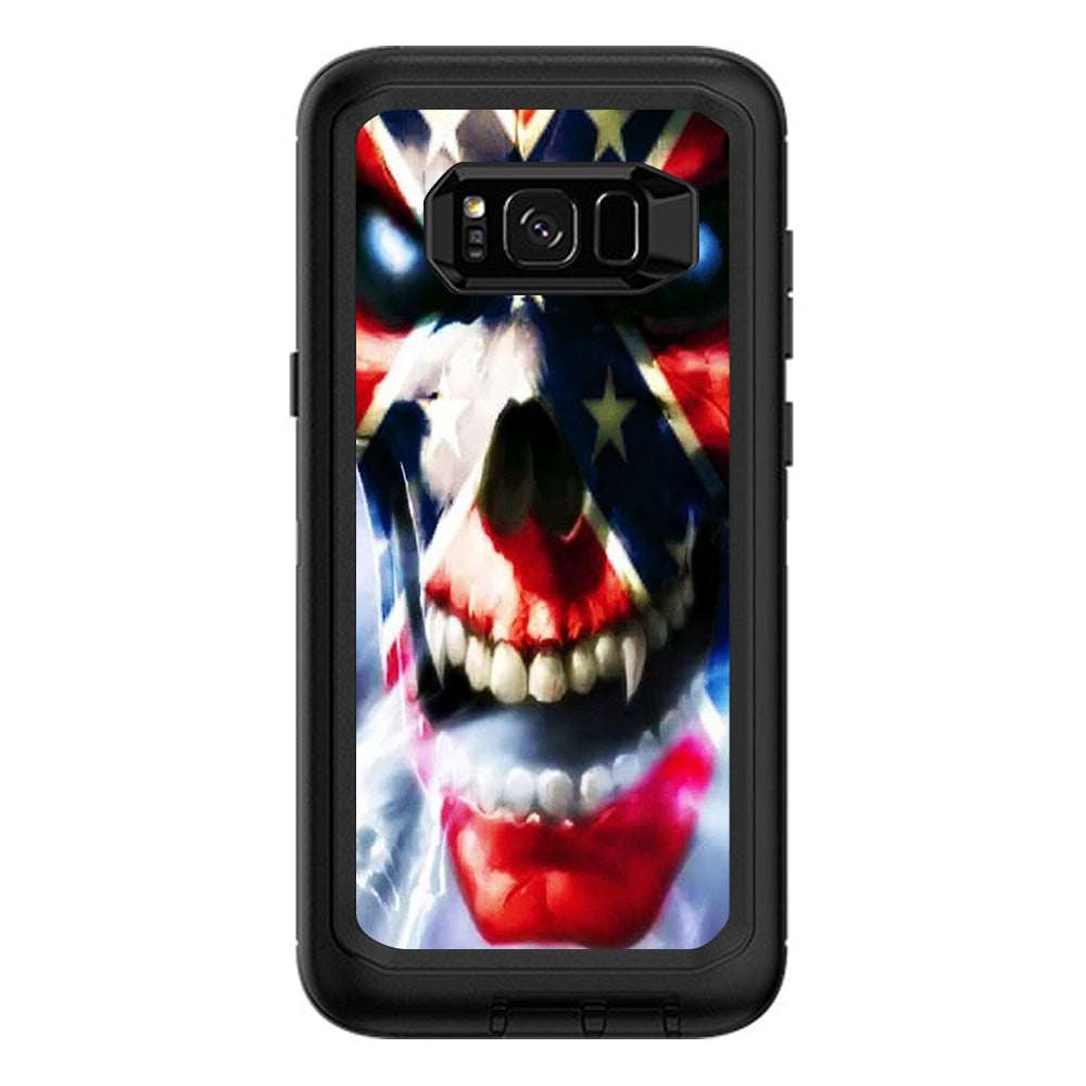  Southern Skull Flag The South Otterbox Defender Samsung Galaxy S8 Plus Skin