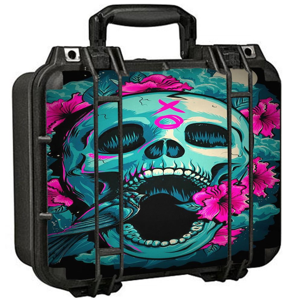  Skull Dia De Los Muertos Design Bird Pelican Case 1400 Skin