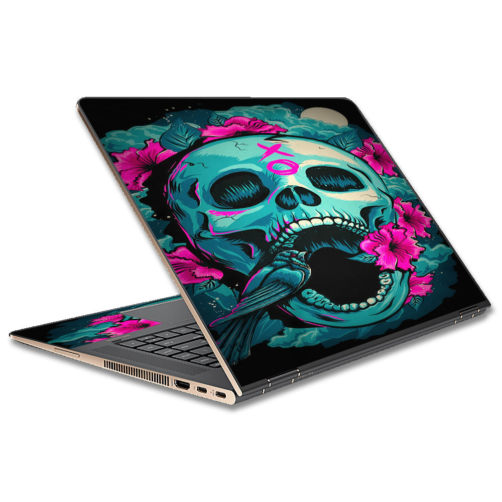  Skull Dia De Los Muertos Design Bird HP Spectre x360 13t Skin