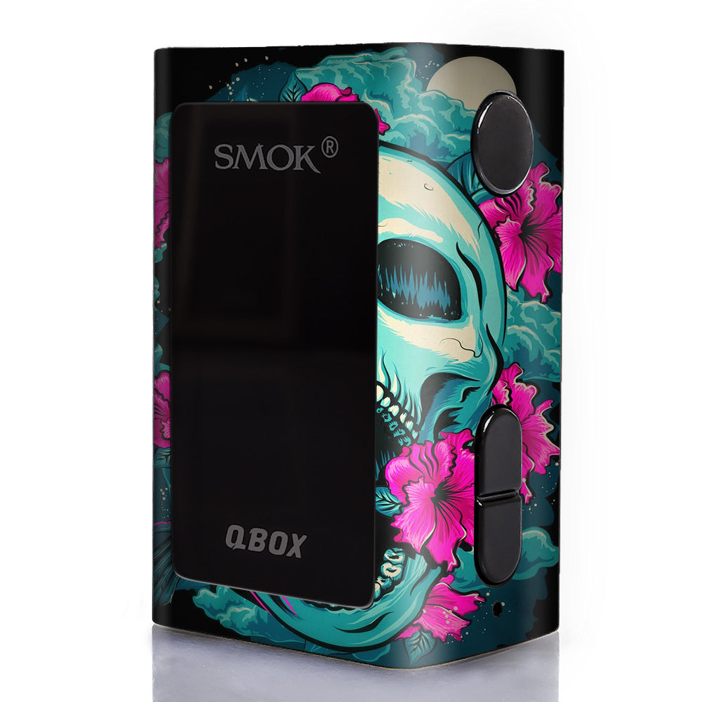  Skull Dia De Los Muertos Design Bird Smok Q-Box Skin