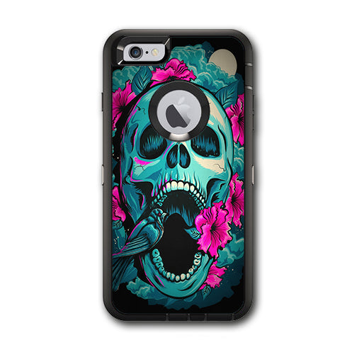 Skull Dia De Los Muertos Design Bird Otterbox Defender iPhone 6 PLUS Skin