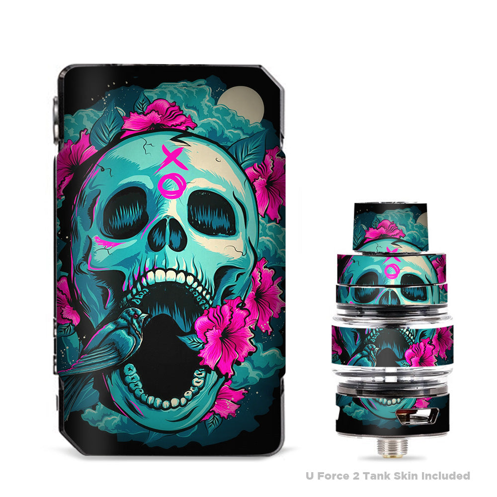 Skins Decals for VooPoo Drag 2 Kit / Skull Dia De Los Muertos Design Bird itsaskin.com Skins Decals for VooPoo Drag 2 Kit / Skull Dia De Los Muertos Design Bird itsaskin.com