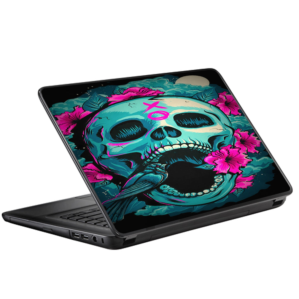  Skull Dia De Los Muertos Design Bird Universal 13 to 16 inch wide laptop Skin