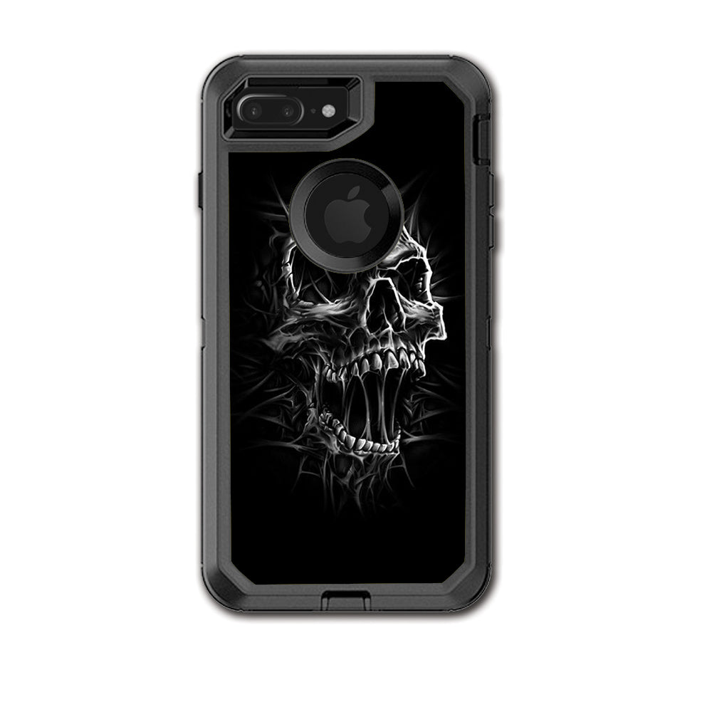  Skull Evil Stretch Slash Screaming Otterbox Defender iPhone 7+ Plus or iPhone 8+ Plus Skin