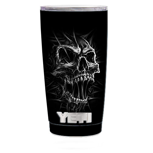  Skull Evil Stretch Slash Screaming Yeti 20oz Rambler Tumbler Skin