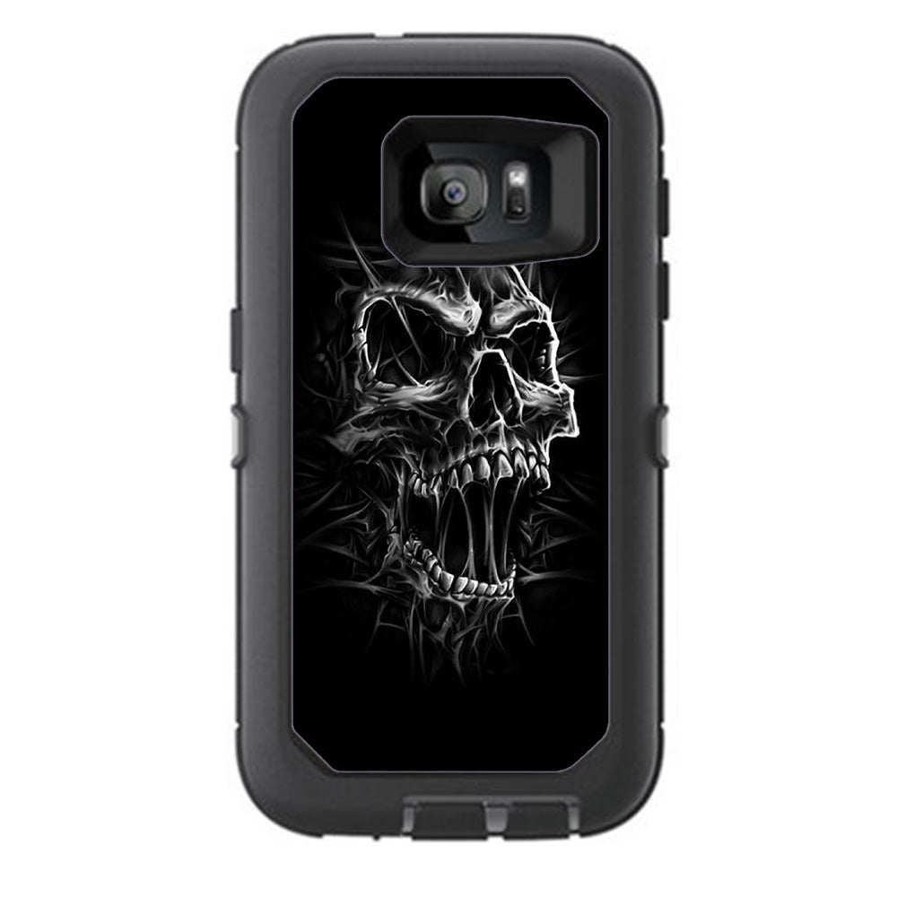  Skull Evil Stretch Slash Screaming Otterbox Defender Samsung Galaxy S7 Skin