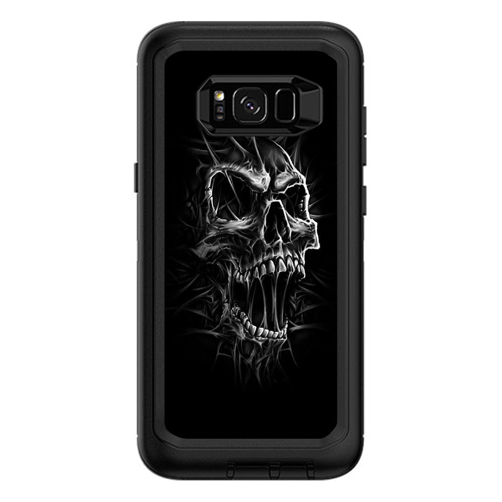  Skull Evil Stretch Slash Screaming Otterbox Defender Samsung Galaxy S8 Plus Skin